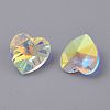 Faceted Glass Charms X-RGLA-L026-B05-2