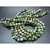 Natural African Turquoise(Jasper) Beads Strands X-TURQ-G037-12mm-2