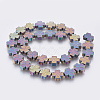 Electroplated Non-magnetic Synthetic Hematite Bead Strand G-E495-10B-05-2