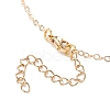 Sparkling Glass Beaded Horizontal Bar Pendant Necklace for Women NJEW-TA00021-02-6