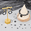 ARRICRAFT 179pcs 4 Sizes Synthetic Snowflake Obsidian Beads G-AR0005-39-4