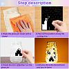 6 Sheets 6 Styles Religion Self-Adhesive PVC Waterproof Picture Stickers DIY-WH0605-010-4