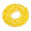 Electroplate Glass Beads Strands EGLA-A034-T4mm-A35-2