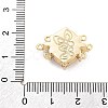 Brass Micro Pave Cubic Zirconia Magnetic Clasps KK-C066-08G-3