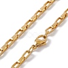 201 Stainless Steel Box Chain Necklace for Men Women NJEW-P268-A42-2X5-3