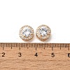 Rack Plating Brass Micro Pave Cubic Zirconia Beads KK-S399-09G-C-3