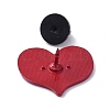 Alloy Enamel Heart Brooches JEWB-K004-45-3