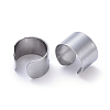 Unisex 304 Stainless Steel Cuff Earrings X-EJEW-P135-03A-2