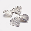 316 Stainless Steel Locket Pendants STAS-G168-06P-2