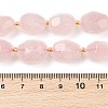 Natural Rose Quartz Beads Strands G-P541-A01-02-4