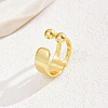 Real 18K Gold Plated Brass Open Cuff Rings XT2727-3-1