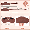 Imitation Leather Glasses Cases AJEW-WH0248-241D-2