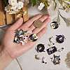 18 Pcs 9 Styles Alloy Pendants FIND-SZ0001-22-7