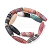 Natural Weathered Agate Dzi Beads Strands G-NH0010-03-3