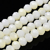 Two-Tone Imitation Jade Glass Beads Strands GLAA-T033-01B-01-1
