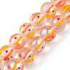 Handmade Lampwork Beads Strands LAMP-F029-01D-1