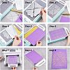 SUPERFINDINGS 2 Sets A4 Hot Stamping Foil Paper DIY-FH0003-65-4