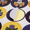 Halloween Theme Plastic Stickers STIC-C009-01E-3