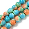 Natural Imperial Jasper Beads Strands G-N342-25A-1