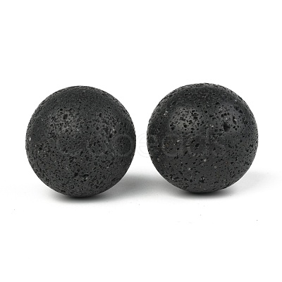 Natural Lava Rock Beads G-M358-01E-1