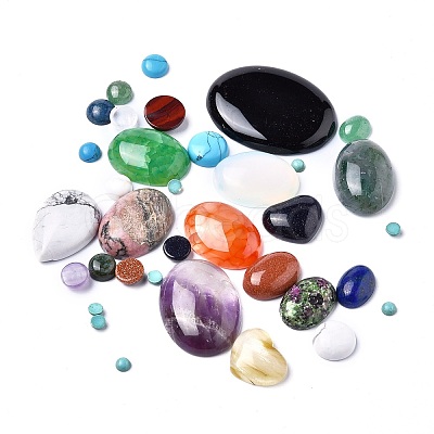 Natural & Synthetic Gemstone Cabochons G-XCP0006-16-1