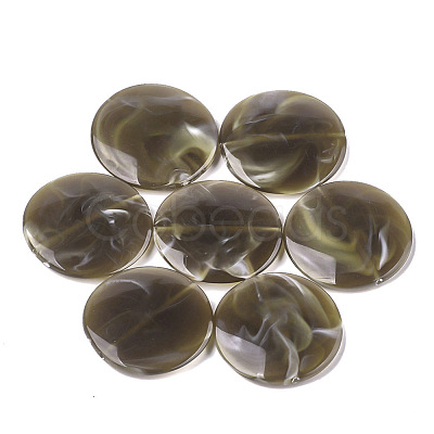 Acrylic Beads OACR-T008-01E-1