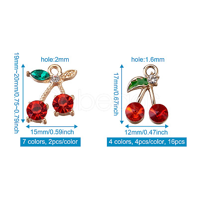 Alloy Rhinestone Pendants ALRI-TA0001-11-1