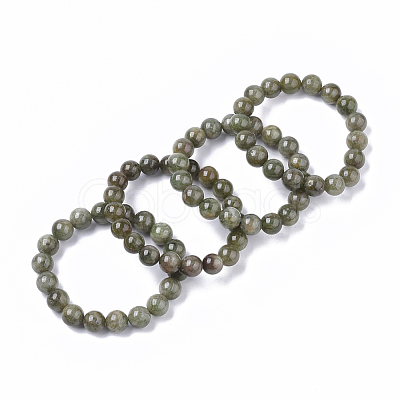 Natural Apatite Stretch Bracelets BJEW-S138-03A-01-1