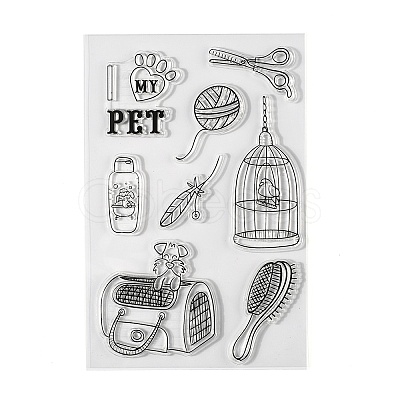 Silicone Stamps DIY-K021-F01-1