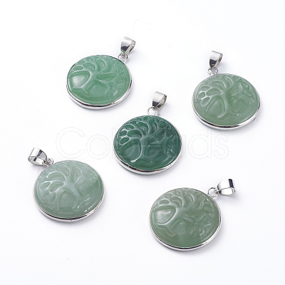 Natural & Synthetic Mixed Stone Pendants G-G807-B-1