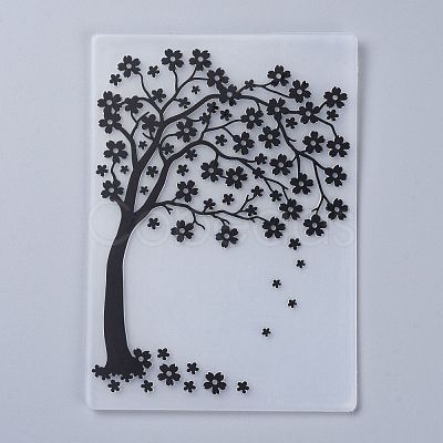 Plastic Embossing Folders DIY-P007-B02-1