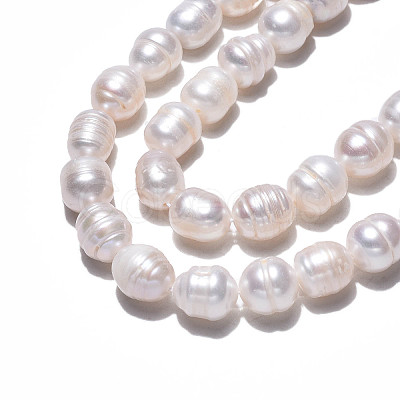 Natural Cultured Freshwater Pearl Beads Strands PEAR-N012-08B-1