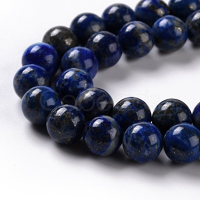 Natural Lapis Lazuli Beads Strands G-G423-8mm-A-1