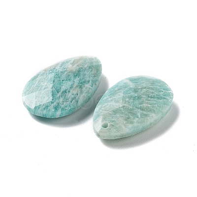 Natural Amazonite Pendants G-G069-04D-1