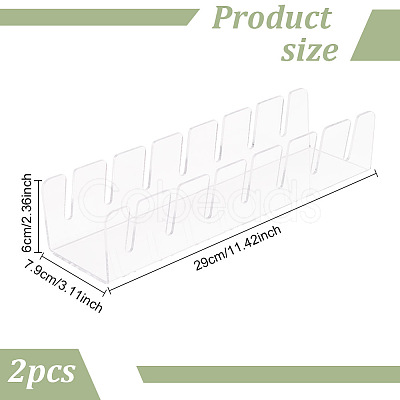 Transparent Acrylic Hat Storage Rack DIY-WH0430-694-1