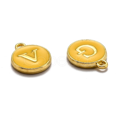 Initial Letter A~Z Alphabet Enamel Charms ENAM-X0018-13-1