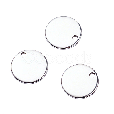 100pcs 304 Stainless Steel Stamping Blank Tag Pendants for Bracelet Earring Pendant Charms STAS-TA0001-01-1