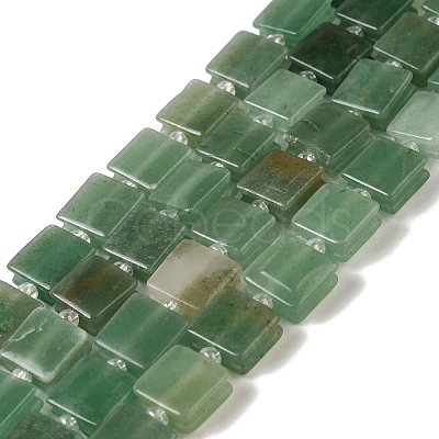 Natural Green Aventurine Beads Strands G-L596-A08-A01-1