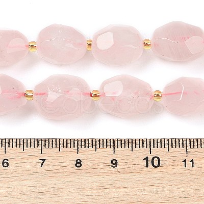 Natural Rose Quartz Beads Strands G-P541-A01-02-1