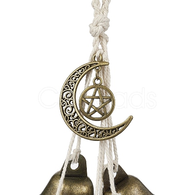 Iron Bell Wind Chimes HJEW-JM01960-1