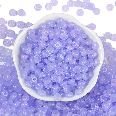 Transparent Colours Glass Seed Beads SEED-P008-01B-05-1