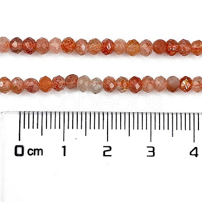 Natural Sunstone Beads Strands G-L597-B02-02-1