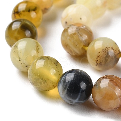 Natural Yellow Opal Beads Strands G-Q1001-A02-02-1