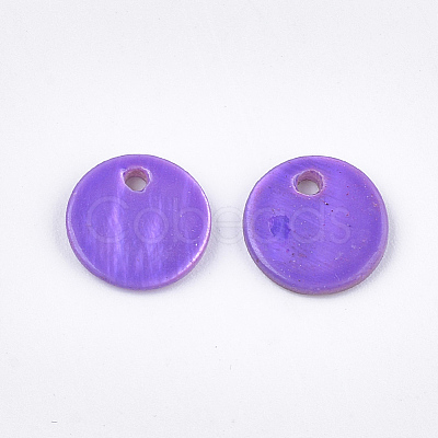 Freshwater Shell Charms SHEL-T012-61A-07-1