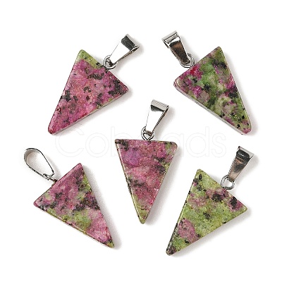 Natural & Synthetic Mixed Gemstone Pendants G-B127-04P-1