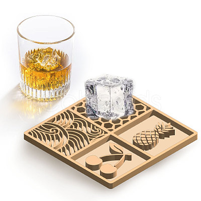 Brass Ice Cube Stamp Head DIY-WH0535-001-1