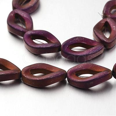 Electroplate Non-magnetic Synthetic Hematite Bead Strands G-F300-54-F-1