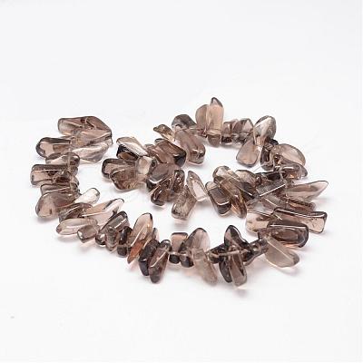 Natural Smoky Quartz Beads Strands G-K115-06-1