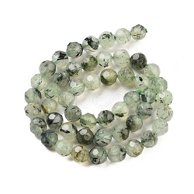 Natural Prehnite Beads Strands G-C150-B02-01-1