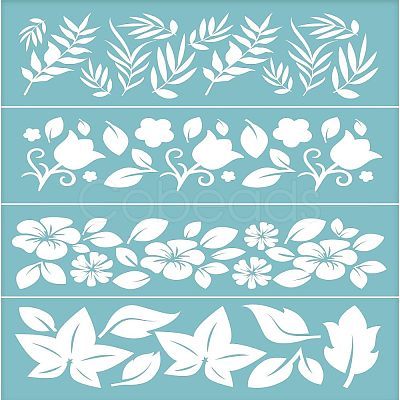 Self-Adhesive Silk Screen Printing Stencil DIY-WH0173-031-1